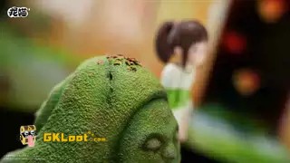 Long Miao Studio Spirited Away Chihiro & Stone Deity Statue - View 1 Long Miao Studio Spirited Away Chihiro & Stone Deity Statue - View 1