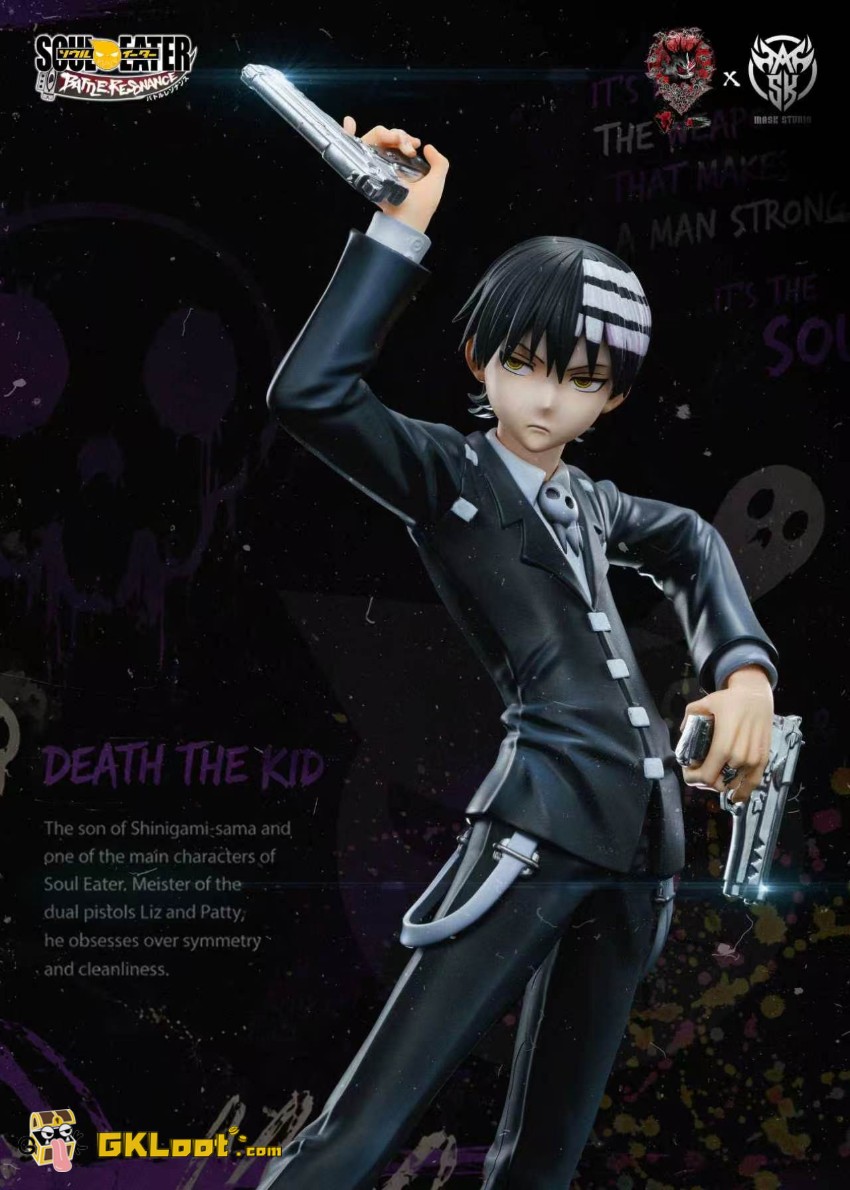 Weara A Design & Mask Studio 1/6 Soul Eater Death the kid Staue - View 2 Weara A Design & Mask Studio 1/6 Soul Eater Death the kid Staue - View 2