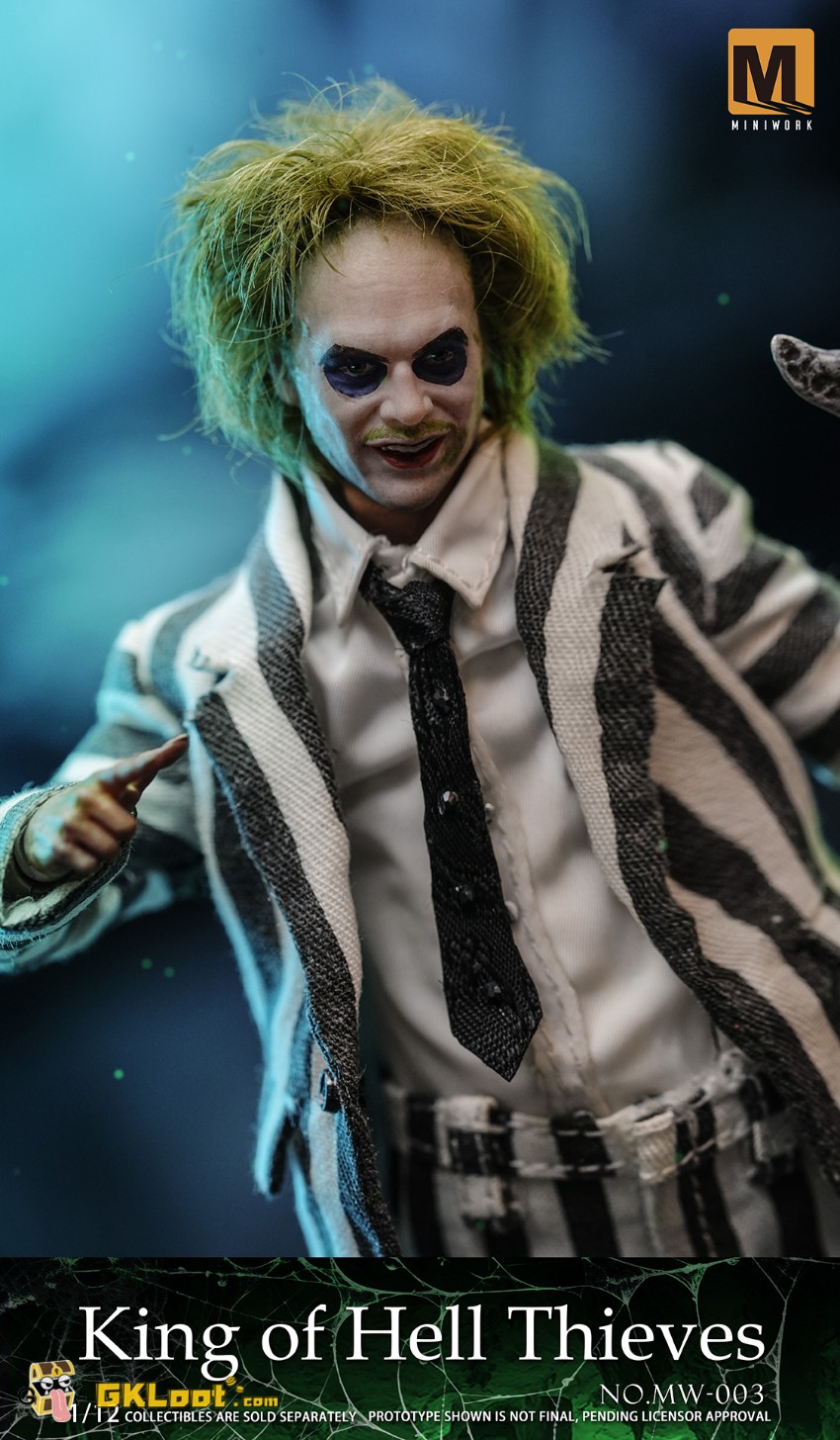 MINIWORK Studio 1/12 Beetlejuice Beetlejuice Action Figure - View 7 MINIWORK Studio 1/12 Beetlejuice Beetlejuice Action Figure - View 7