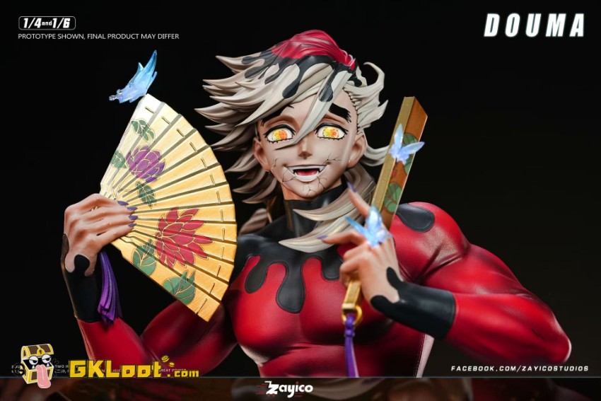 Zayico Studio Demon Slayer Douma Statue w/ LED - View 10 Zayico Studio Demon Slayer Douma Statue w/ LED - View 10
