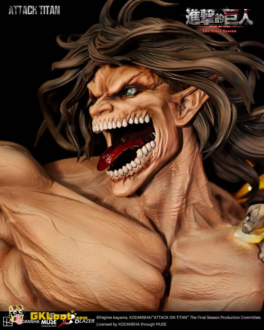 Blazer Studio Attack on Titan Eren Jaeger Bust Statue - View 5 Blazer Studio Attack on Titan Eren Jaeger Bust Statue - View 5