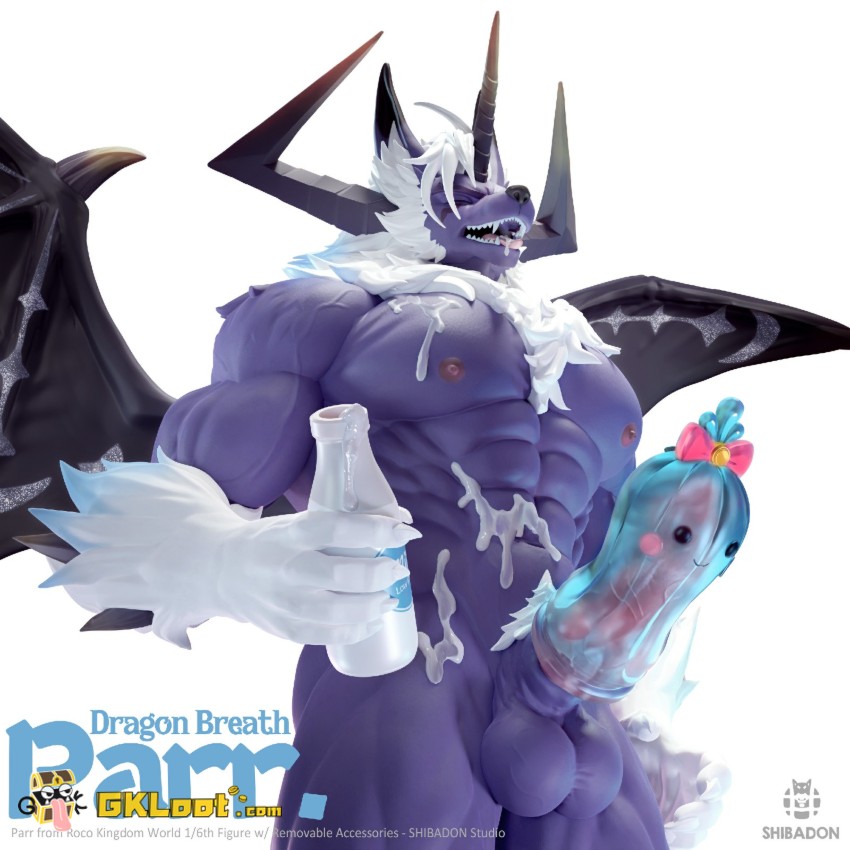 Shibadon Studio Roco Kingdom Dragon Breath Parr Statue - View 3 Shibadon Studio Roco Kingdom Dragon Breath Parr Statue - View 3