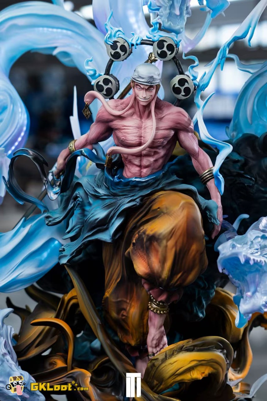Iron Curtain & Chao Ming Studio One Piece Enel Statue w/ LED - View 4 Iron Curtain & Chao Ming Studio One Piece Enel Statue w/ LED - View 4