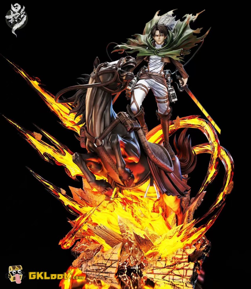 Lue Ying Studio Attack on Titan Levi Ackerman Statue w/ LED - View 7 Lue Ying Studio Attack on Titan Levi Ackerman Statue w/ LED - View 7
