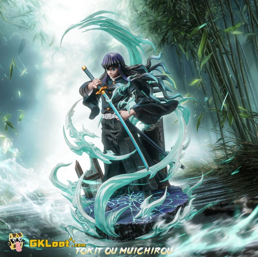 Food Chain Studio 1/6 Demon Slayer Tokitou Muichirou Statue w/ LED - View 1 Food Chain Studio 1/6 Demon Slayer Tokitou Muichirou Statue w/ LED - View 1