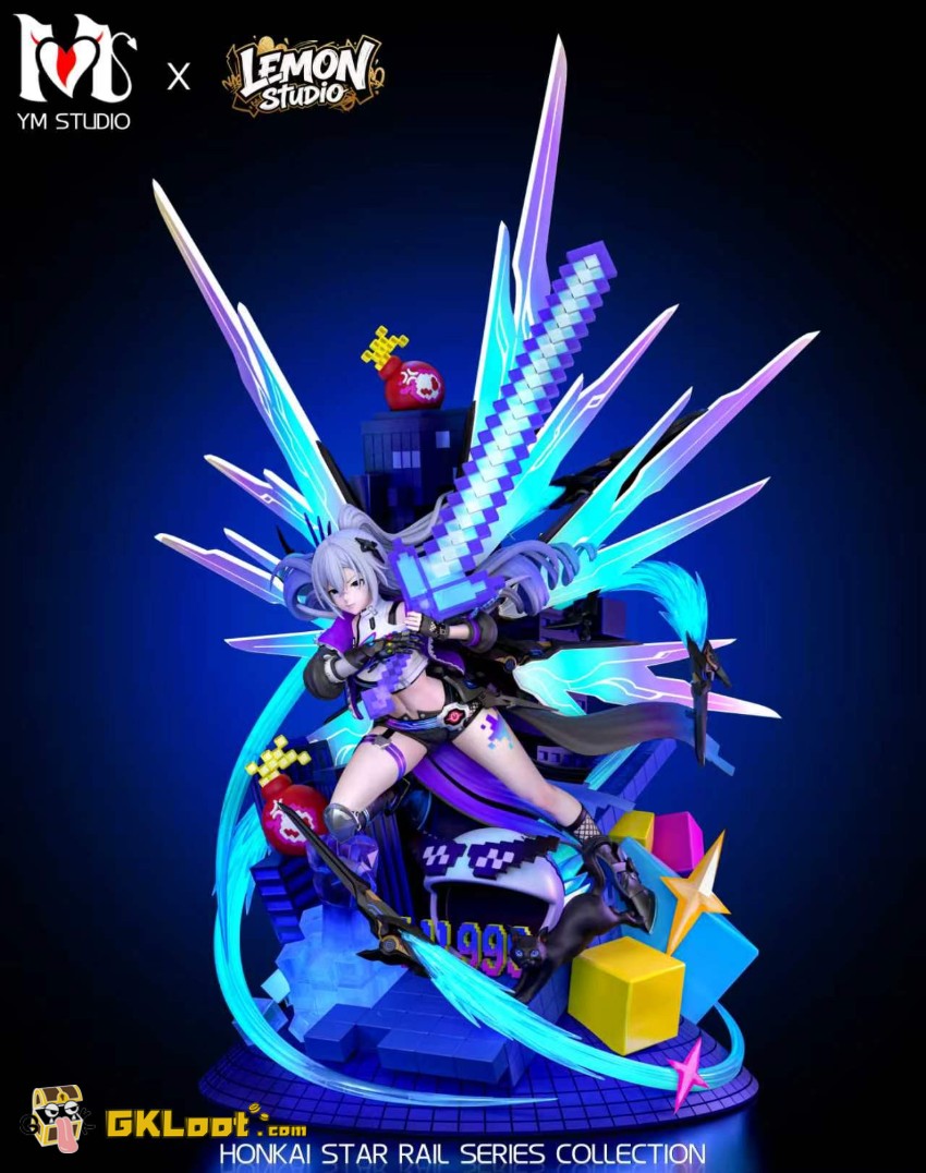 Lemon & YM Studio 1/4 Honkai: Star Rail Silver Wolf Statue w/ LED - View 4 Lemon & YM Studio 1/4 Honkai: Star Rail Silver Wolf Statue w/ LED - View 4