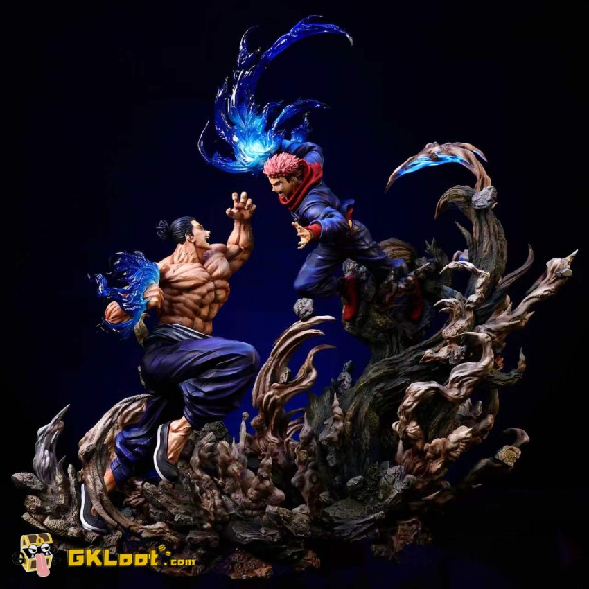 Blazer Studio 1/6 Jujutsu Kaisen Yuji Itadori & Aoi Todo Statue - View 1 Blazer Studio 1/6 Jujutsu Kaisen Yuji Itadori & Aoi Todo Statue - View 1