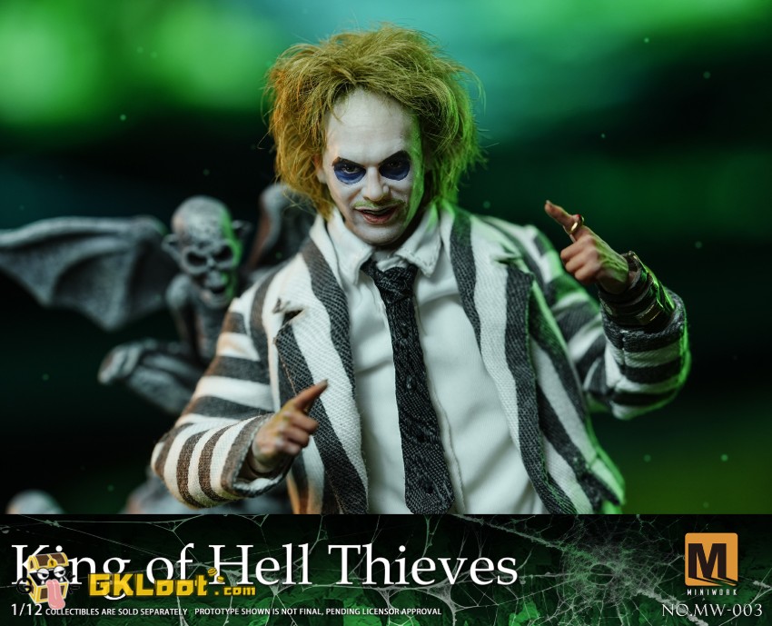 MINIWORK Studio 1/12 Beetlejuice Beetlejuice Action Figure - View 5 MINIWORK Studio 1/12 Beetlejuice Beetlejuice Action Figure - View 5