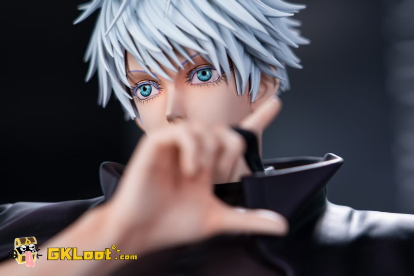 ZanyJoke & FANTASY Studio Jujutsu Kaisen Satoru Gojo Statue w/ LED - View 1 ZanyJoke & FANTASY Studio Jujutsu Kaisen Satoru Gojo Statue w/ LED - View 1
