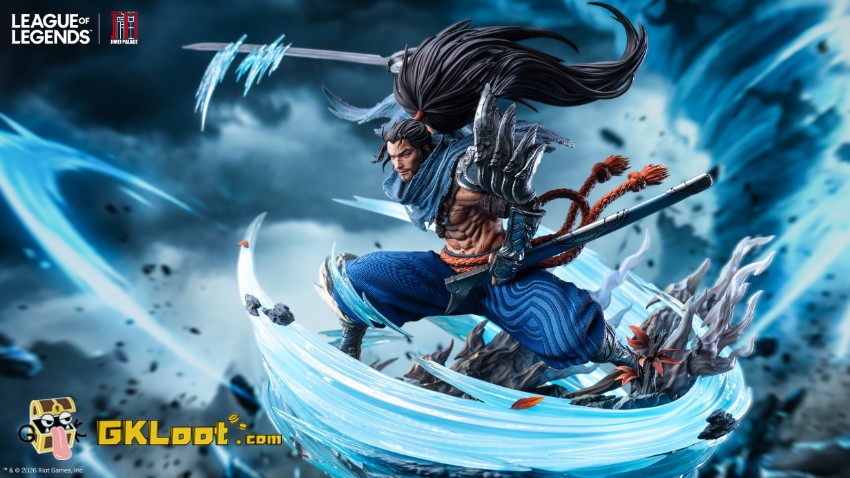 Jimei Palace Studio League of Legends Yasuo Statue w/ LED - View 9 Jimei Palace Studio League of Legends Yasuo Statue w/ LED - View 9