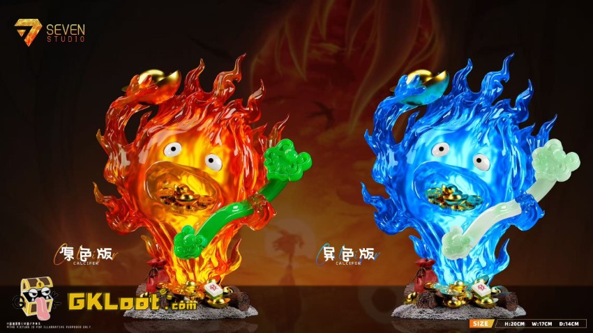 Seven Studio Howl's Moving Castle Calcifer Statue - View 7 Seven Studio Howl's Moving Castle Calcifer Statue - View 7