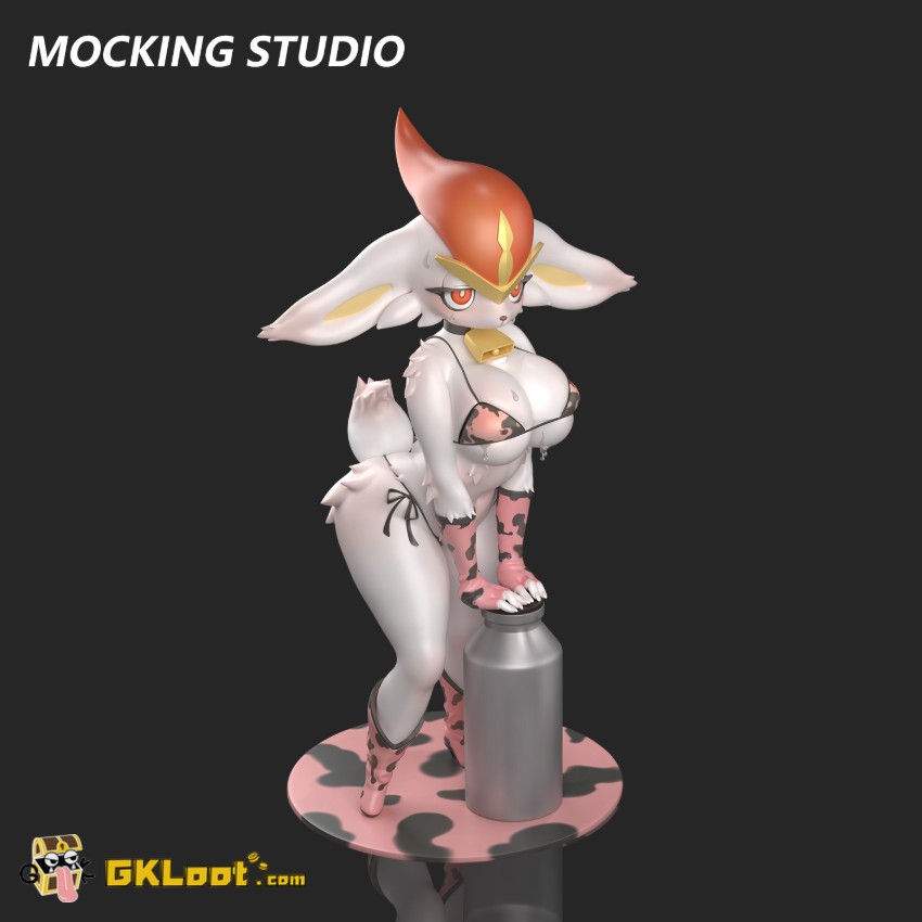 Mocking & YUIO Studio Pokémon Cinderace Statue - View 1 Mocking & YUIO Studio Pokémon Cinderace Statue - View 1