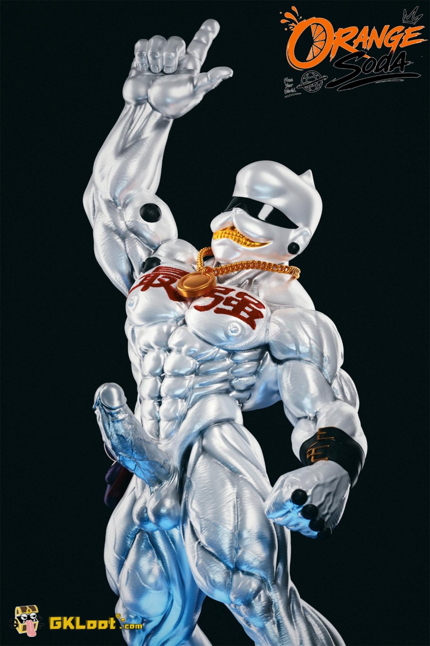 Orange Soda Studio Digimon Metal Etemon Statue w/ LED - View 4 Orange Soda Studio Digimon Metal Etemon Statue w/ LED - View 4