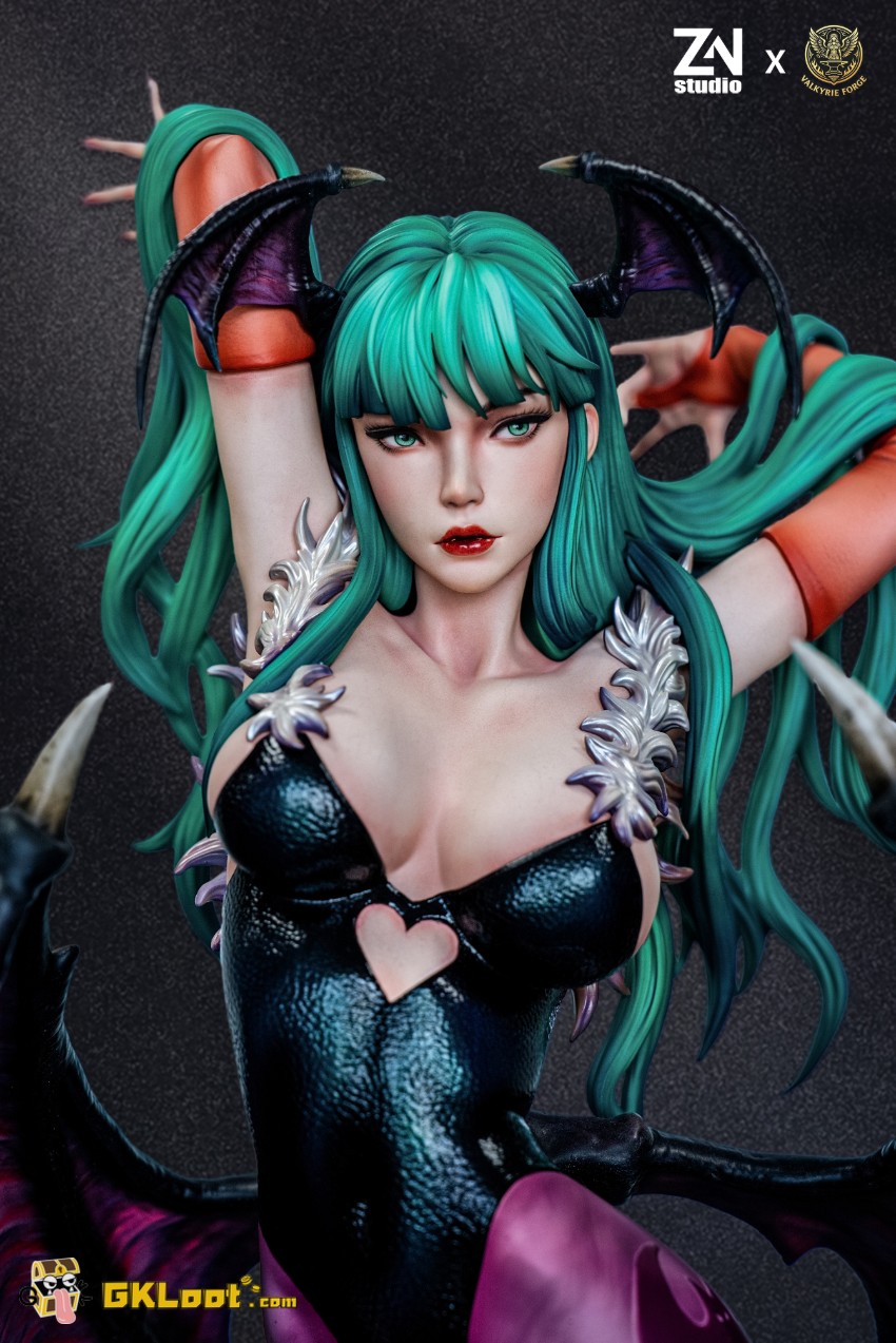 ZN Studio & Valkyrie Forge Studio 1/3 Darkstalkers Morrigan Aensland Statue - View 2 ZN Studio & Valkyrie Forge Studio 1/3 Darkstalkers Morrigan Aensland Statue - View 2