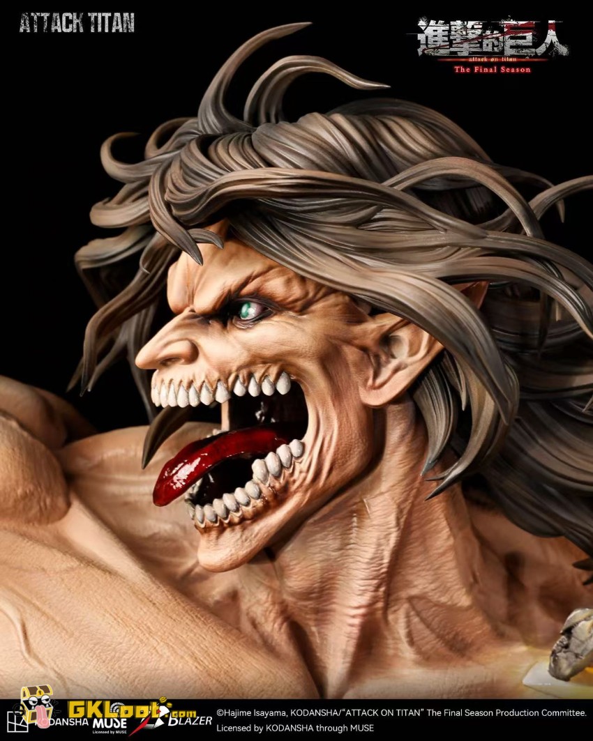 Blazer Studio Attack on Titan Eren Jaeger Bust Statue - View 3 Blazer Studio Attack on Titan Eren Jaeger Bust Statue - View 3