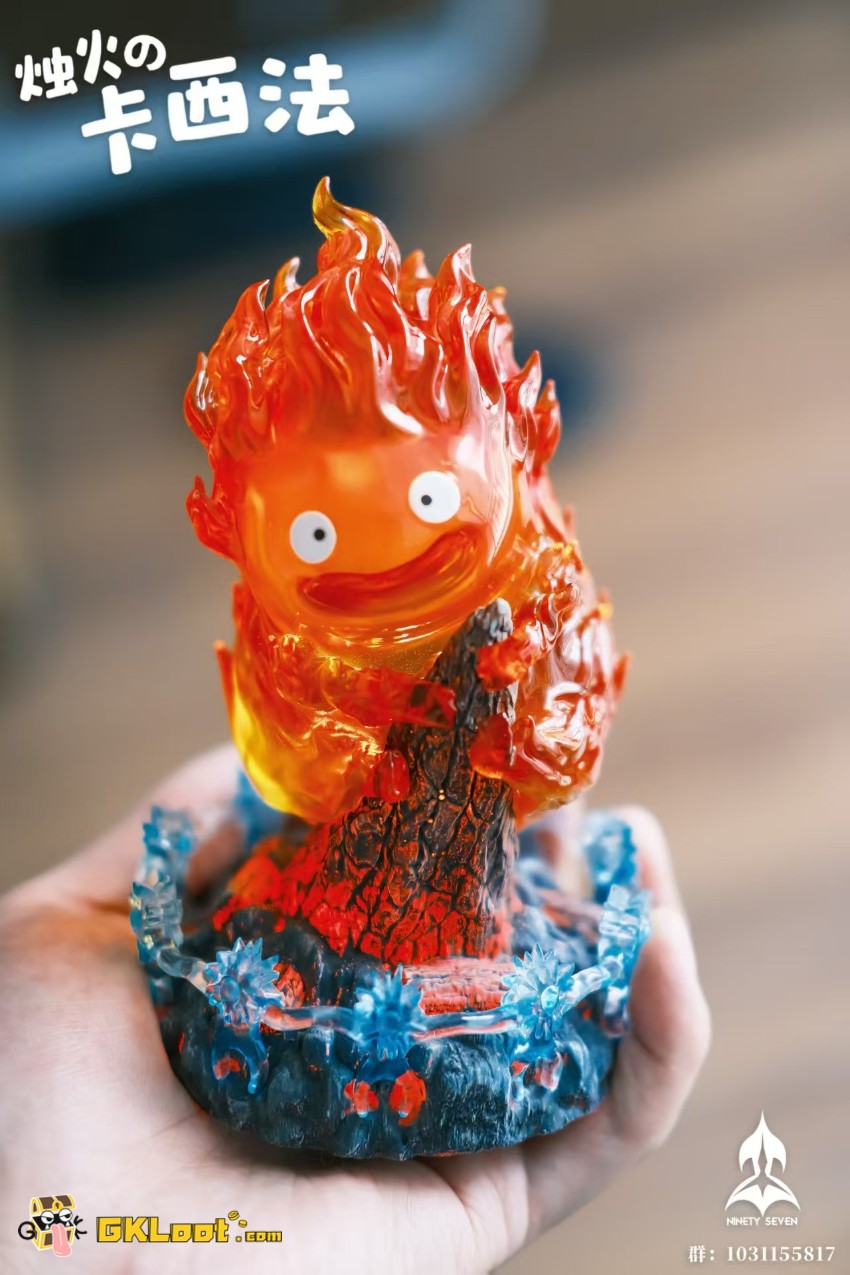 Ninety Seven Studio Howl's Moving Castle Calcifer Statue w/ LED - View 2 Ninety Seven Studio Howl's Moving Castle Calcifer Statue w/ LED - View 2