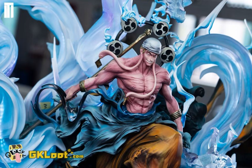 Iron Curtain & Chao Ming Studio One Piece Enel Statue w/ LED - View 8 Iron Curtain & Chao Ming Studio One Piece Enel Statue w/ LED - View 8