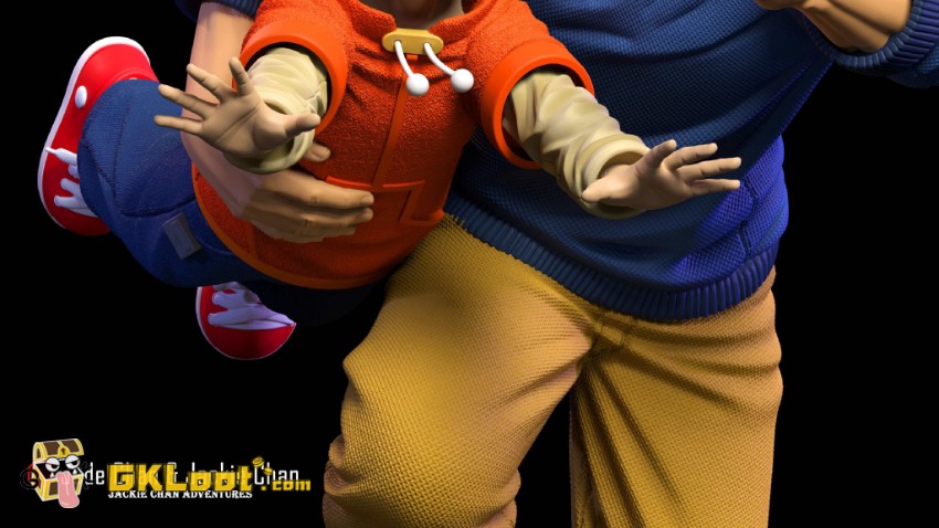 12 Talisman Studio Jackie Chan Adventures Jackie Chan & Jade Chan Statue - View 8 12 Talisman Studio Jackie Chan Adventures Jackie Chan & Jade Chan Statue - View 8