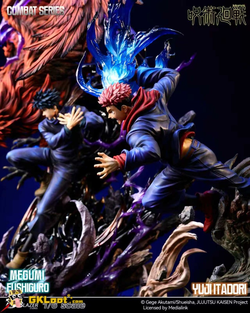 Blazer Studio 1/6 Jujutsu Kaisen Yuji Itadori & Aoi Todo Statue - View 21 Blazer Studio 1/6 Jujutsu Kaisen Yuji Itadori & Aoi Todo Statue - View 21