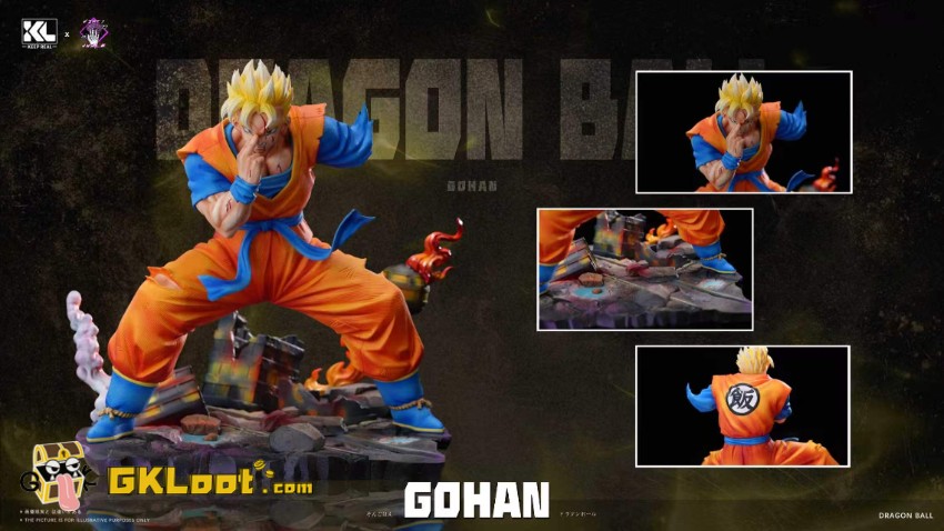 Dirty Uncle & KEEP REAL Studio Dragon Ball Son Gohan Statue - View 3 Dirty Uncle & KEEP REAL Studio Dragon Ball Son Gohan Statue - View 3