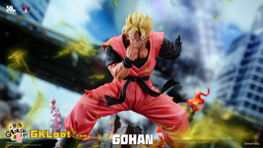 Dirty Uncle & KEEP REAL Studio Dragon Ball Son Gohan Statue - View 4 Dirty Uncle & KEEP REAL Studio Dragon Ball Son Gohan Statue - View 4