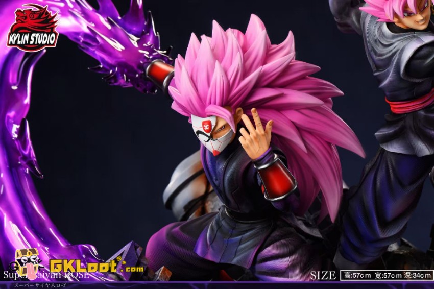 Kylin Studio 1/6 Dragon Ball Super Saiyan Rosé Statue w/ LED - View 3 Kylin Studio 1/6 Dragon Ball Super Saiyan Rosé Statue w/ LED - View 3