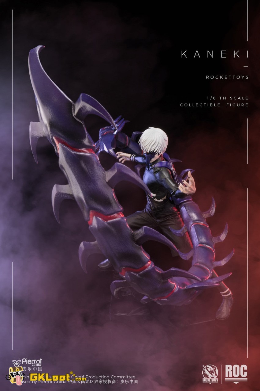 ROCKETTOYS Studio 1/6 Tokyo Ghoul Licensed Kaneki Ken Action Figure - View 14 ROCKETTOYS Studio 1/6 Tokyo Ghoul Licensed Kaneki Ken Action Figure - View 14