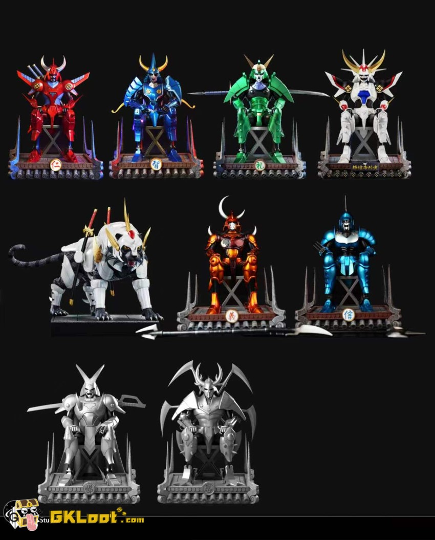 BeiDou Studio 1/6 Ronin Warriors Anubis & Cye Statue - View 5 BeiDou Studio 1/6 Ronin Warriors Anubis & Cye Statue - View 5