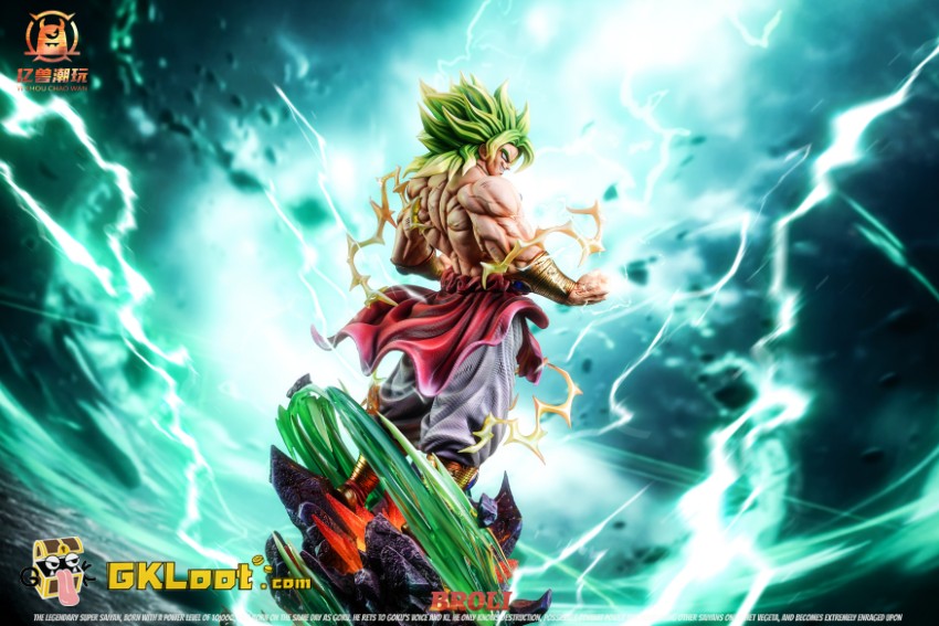 Yi Shou Studio Dragon Ball Broly Statue w/ LED - View 4 Yi Shou Studio Dragon Ball Broly Statue w/ LED - View 4