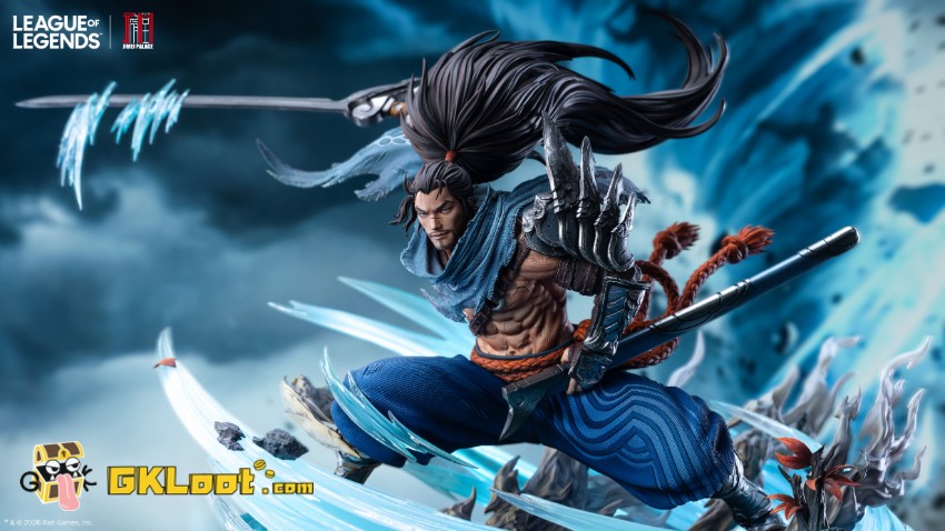Jimei Palace Studio League of Legends Yasuo Statue w/ LED - View 11 Jimei Palace Studio League of Legends Yasuo Statue w/ LED - View 11