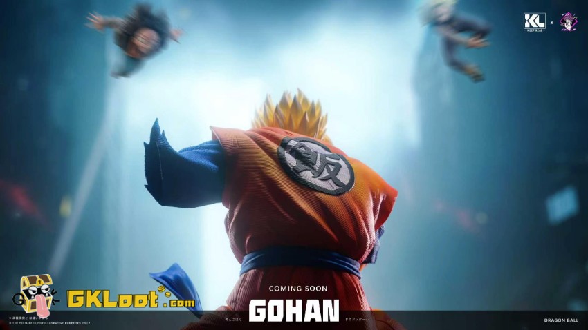 Dirty Uncle & KEEP REAL Studio Dragon Ball Son Gohan Statue - View 6 Dirty Uncle & KEEP REAL Studio Dragon Ball Son Gohan Statue - View 6