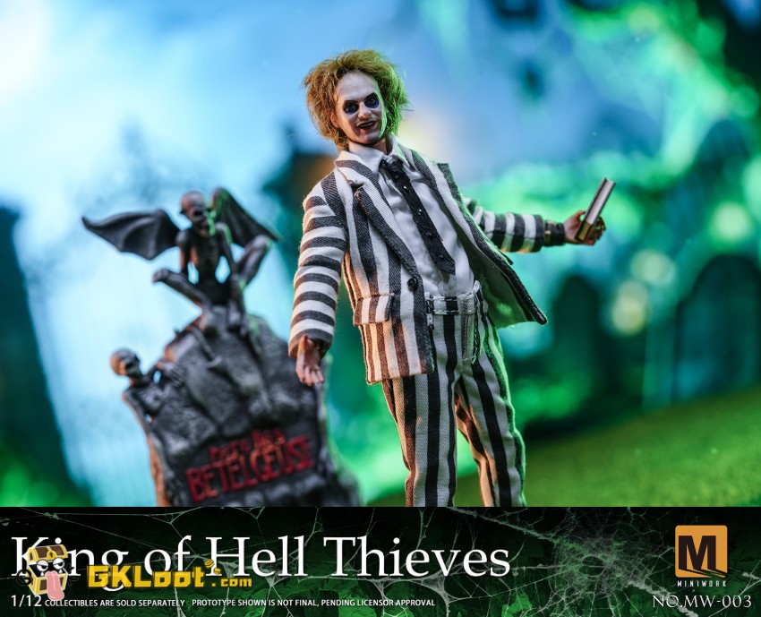 MINIWORK Studio 1/12 Beetlejuice Beetlejuice Action Figure - View 6 MINIWORK Studio 1/12 Beetlejuice Beetlejuice Action Figure - View 6