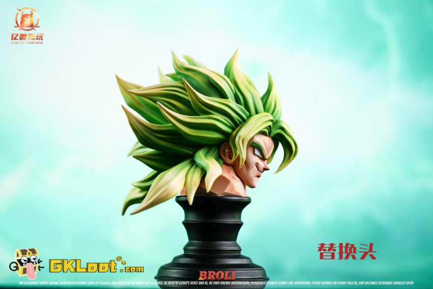 Yi Shou Studio Dragon Ball Broly Statue w/ LED - View 5 Yi Shou Studio Dragon Ball Broly Statue w/ LED - View 5