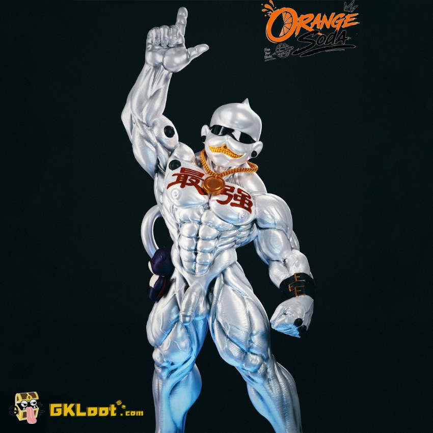 Orange Soda Studio Digimon Metal Etemon Statue w/ LED - View 1 Orange Soda Studio Digimon Metal Etemon Statue w/ LED - View 1