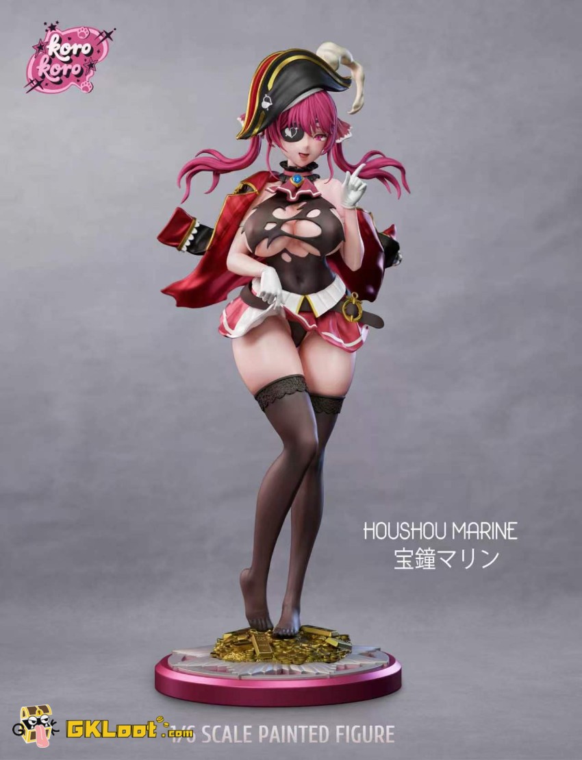 Koro Koro Studio VTuber Houshou Marine Statue - View 2 Koro Koro Studio VTuber Houshou Marine Statue - View 2