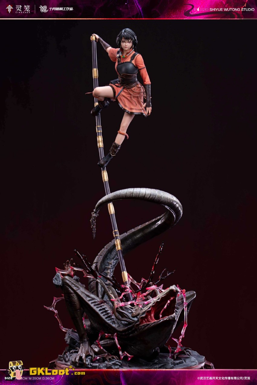 Shi Yue Wu Tong Studio 1/4 Incarnation Licensed Ulan Maiduo Statue - View 2 Shi Yue Wu Tong Studio 1/4 Incarnation Licensed Ulan Maiduo Statue - View 2