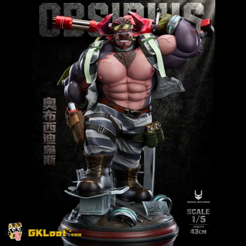 Devil Studio 1/5 Live A Hero Obsidius Statue - View 1 Devil Studio 1/5 Live A Hero Obsidius Statue - View 1