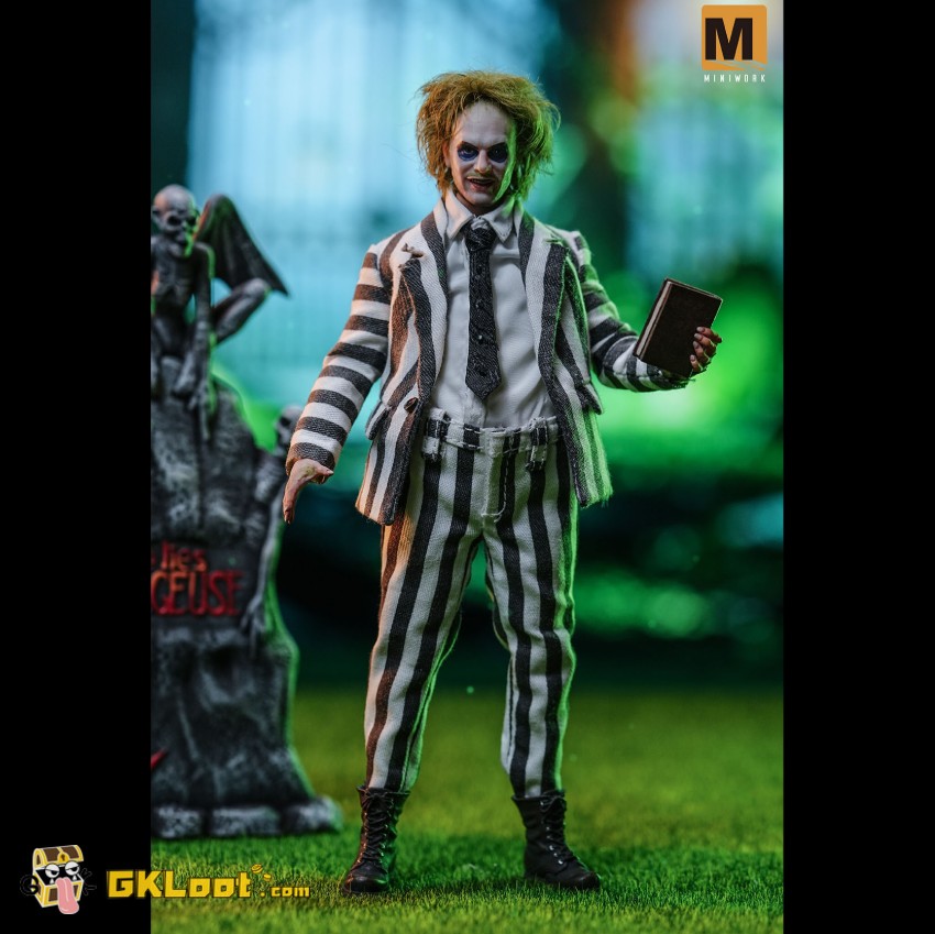 MINIWORK Studio 1/12 Beetlejuice Beetlejuice Action Figure - View 1 MINIWORK Studio 1/12 Beetlejuice Beetlejuice Action Figure - View 1