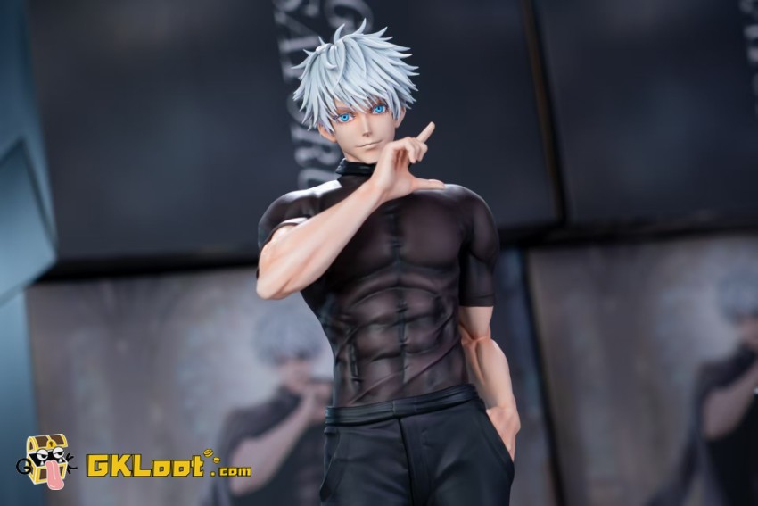 ZanyJoke & FANTASY Studio Jujutsu Kaisen Satoru Gojo Statue w/ LED - View 6 ZanyJoke & FANTASY Studio Jujutsu Kaisen Satoru Gojo Statue w/ LED - View 6