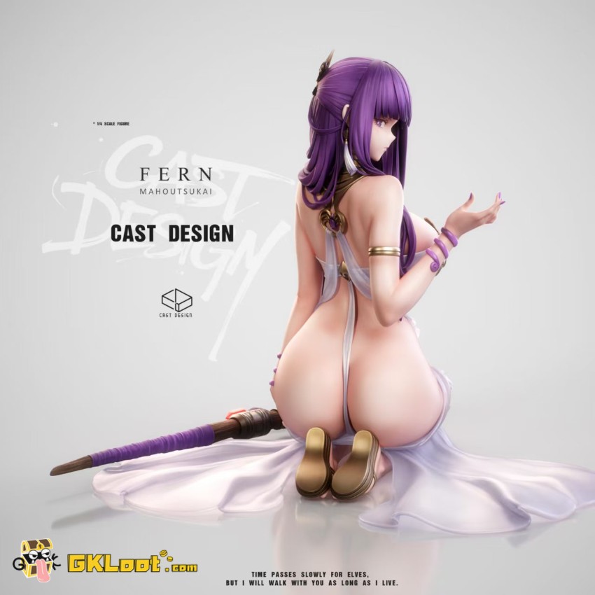 Cast Design Studio 1/4 Frieren: Beyond Journey's End Fern Statue - View 7 Cast Design Studio 1/4 Frieren: Beyond Journey's End Fern Statue - View 7