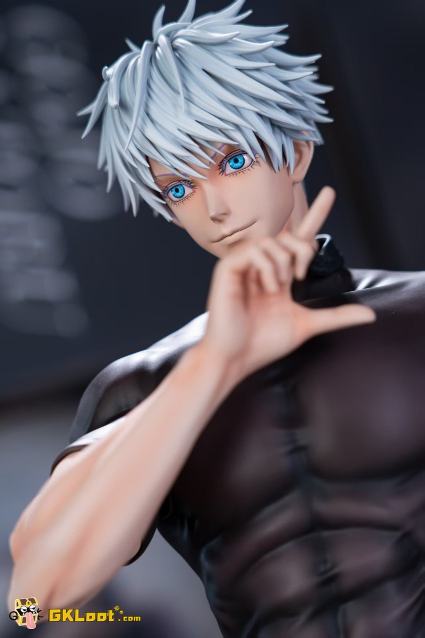 ZanyJoke & FANTASY Studio Jujutsu Kaisen Satoru Gojo Statue w/ LED - View 10 ZanyJoke & FANTASY Studio Jujutsu Kaisen Satoru Gojo Statue w/ LED - View 10