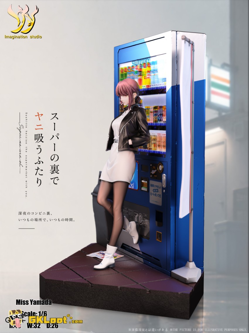 Imagination Studio 1/6 Behind the Supermarket, Smoking with You Yamada Statue - View 9 Imagination Studio 1/6 Behind the Supermarket, Smoking with You Yamada Statue - View 9