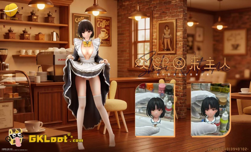 You Zi She Studio 1/6 Cafe Stella and the Reaper's Butterfly Natsume Shiki Statue - View 2 You Zi She Studio 1/6 Cafe Stella and the Reaper's Butterfly Natsume Shiki Statue - View 2