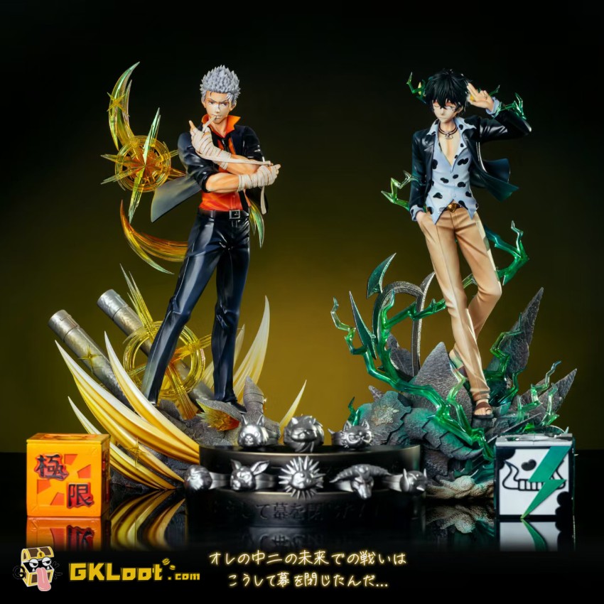 ILLegal Factory Studio Katekyo Hitman Reborn Ryohei Sasagawa & Lambo Statue - View 1 ILLegal Factory Studio Katekyo Hitman Reborn Ryohei Sasagawa & Lambo Statue - View 1