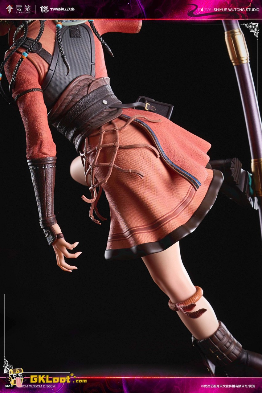 Shi Yue Wu Tong Studio 1/4 Incarnation Licensed Ulan Maiduo Statue - View 7 Shi Yue Wu Tong Studio 1/4 Incarnation Licensed Ulan Maiduo Statue - View 7