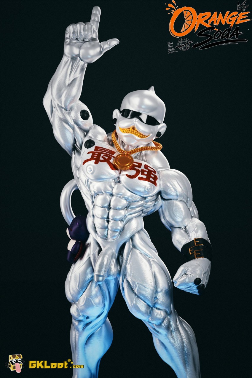 Orange Soda Studio Digimon Metal Etemon Statue w/ LED - View 2 Orange Soda Studio Digimon Metal Etemon Statue w/ LED - View 2