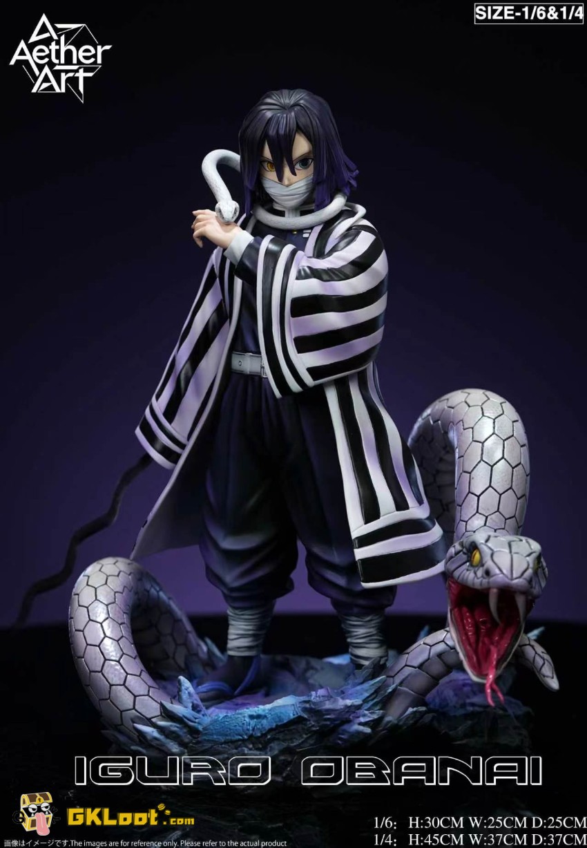 Aether Art Studio 1/6 Demon Slayer Giyu Tomioka & Iguro Obanai Statue - View 3 Aether Art Studio 1/6 Demon Slayer Giyu Tomioka & Iguro Obanai Statue - View 3