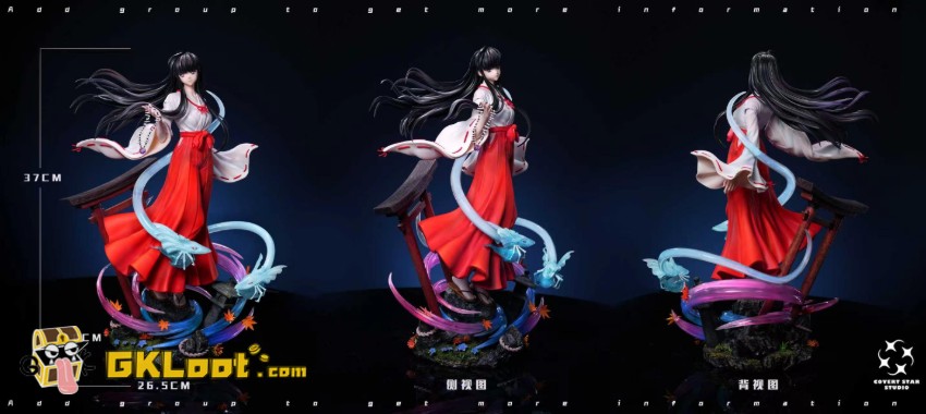 Covert Star Studio 1/6 InuYasha Kikyo Statue - View 2 Covert Star Studio 1/6 InuYasha Kikyo Statue - View 2