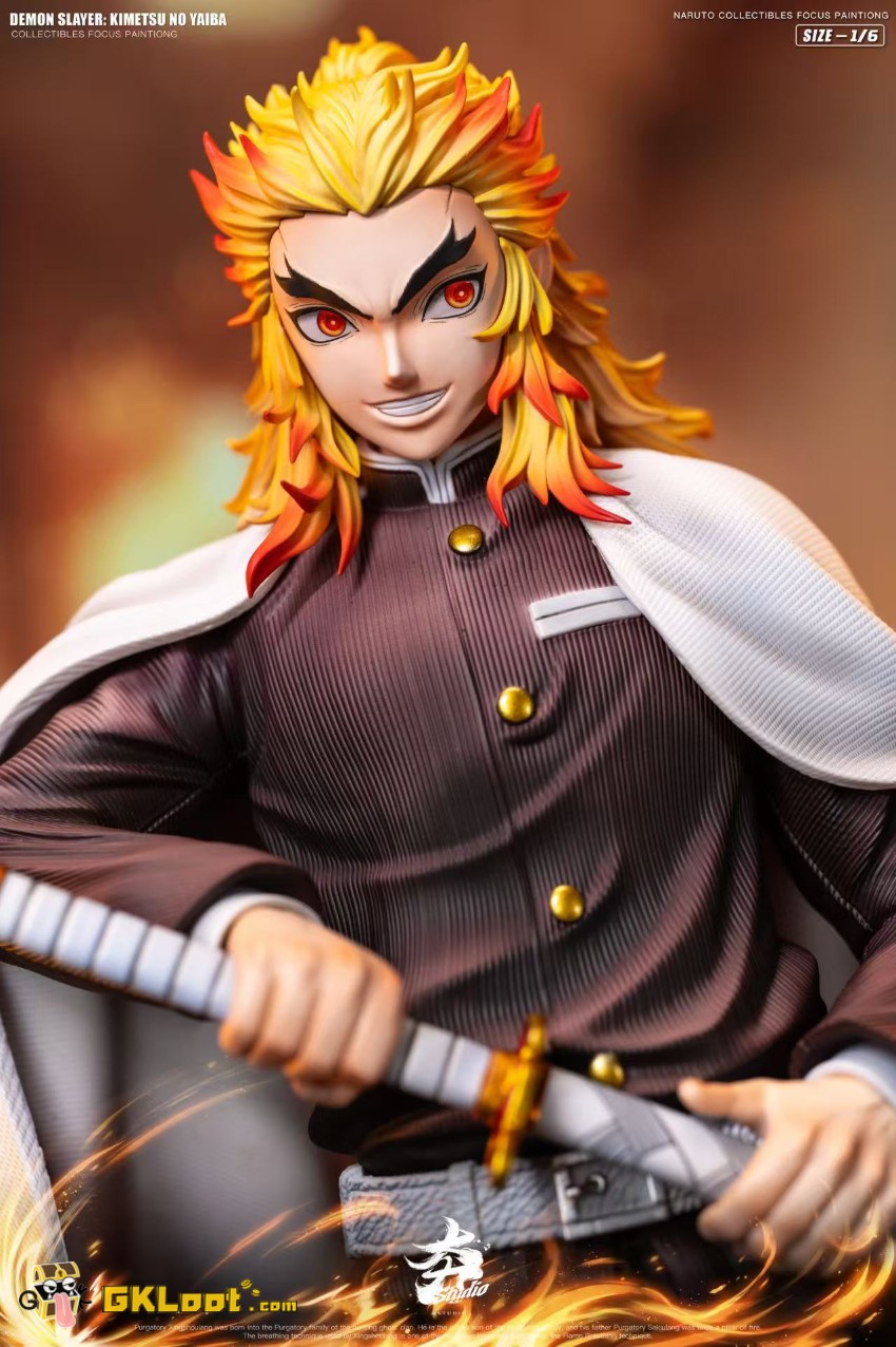 Hang Studio 1/6 Demon Slayer Rengoku Kyoujurou Statue - View 7 Hang Studio 1/6 Demon Slayer Rengoku Kyoujurou Statue - View 7