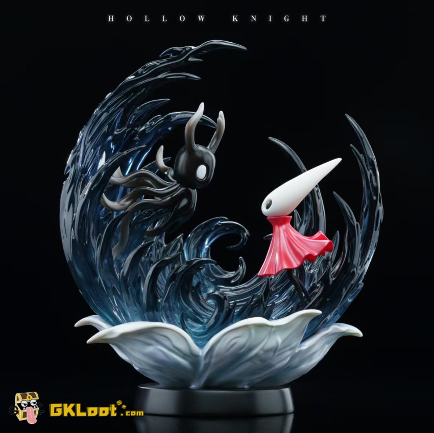 27 Abyss Studio Hollow Knight The Knight & Hornet Statue w/ LED - View 1 27 Abyss Studio Hollow Knight The Knight & Hornet Statue w/ LED - View 1